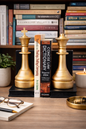Royal Checkmate Bookends