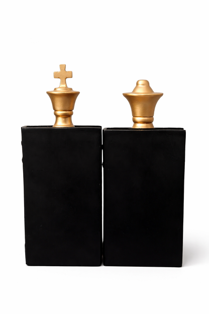 Royal Checkmate Bookends